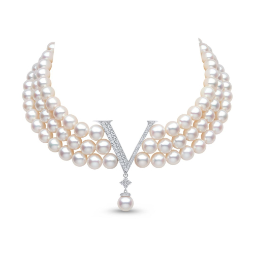 Чокер O by Yoko из 18-каратного белого золота