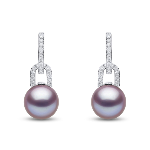 Серьги Jazz из 18-каратного золота с жемчугом и бриллиантами