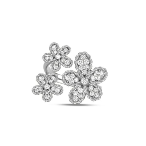 Кольцо Jasmine с бриллиантами и рубином