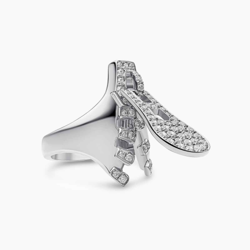 Кольцо из 18-каратного золота с бриллиантами