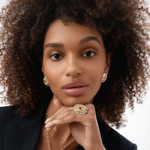 Серьги New Shanghai Mini Pave