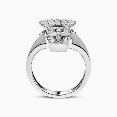 Кольцо из 18-каратного золота с бриллиантами