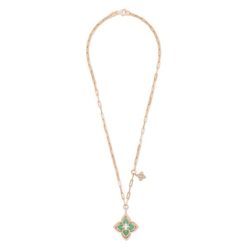 Колье Venetian Princess с бриллиантом и хризопразом