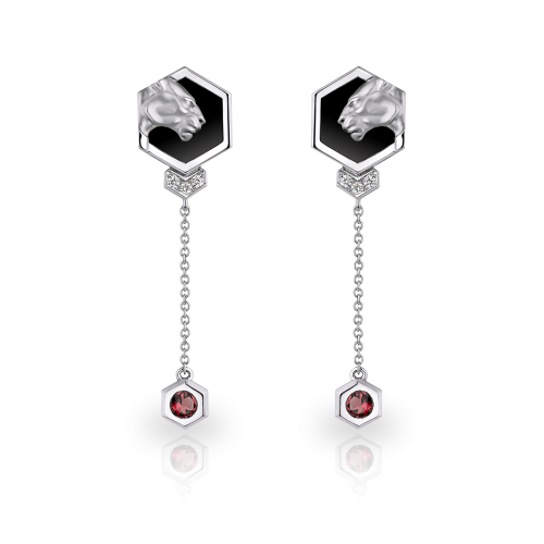 Серьги Hexagon Mini