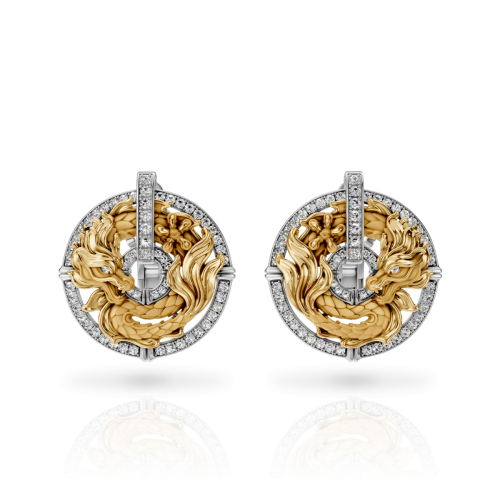 Серьги New Shanghai Mini Pave