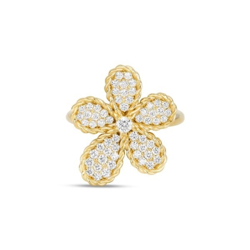 Кольцо Jasmine с бриллиантами и рубином