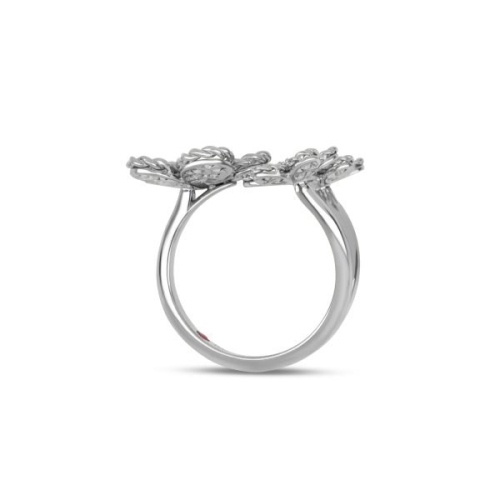 Кольцо Jasmine с бриллиантами и рубином