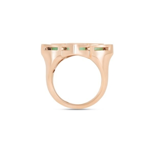 Кольцо Venetian Princess с бриллиантами и хризопразом