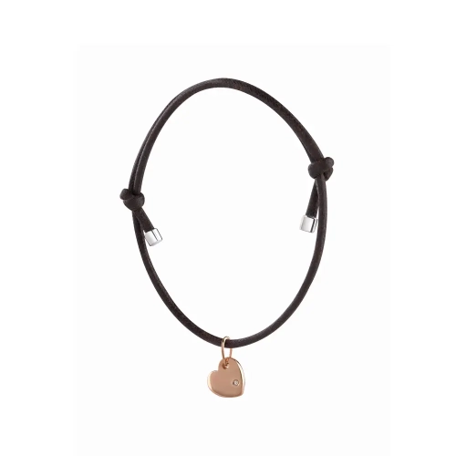 Браслет с подвеской-сердцем MY FIRST