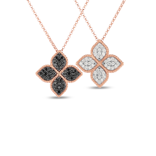 Кулон Princess Flower из золота 18 карат с бриллиантами