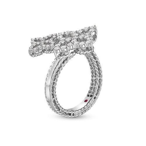 Кольцо Contrariè Diamond Princess из белого золота 18 карат с бриллиантами