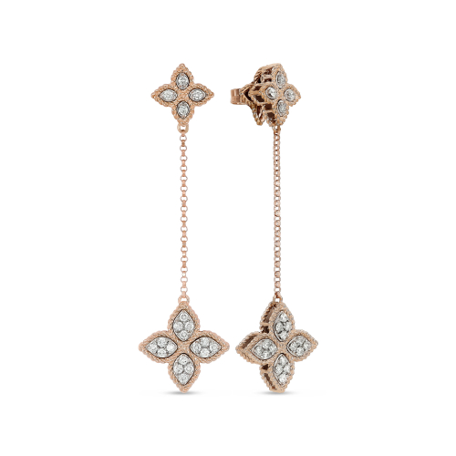 Серьги из белого золота 18 карат с бриллиантами