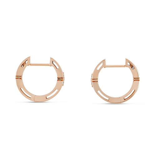 Серьги Love in Verona из жёлтого золота 18 карат с бриллиантами