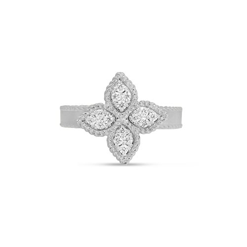 Кольцо Princess Flower из золота 18 карат с бриллиантами