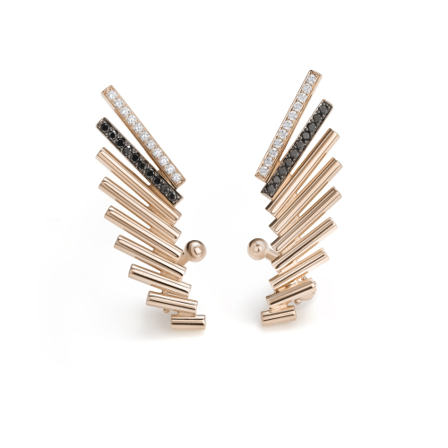 Серьги из золота 18 карат с бриллиантами