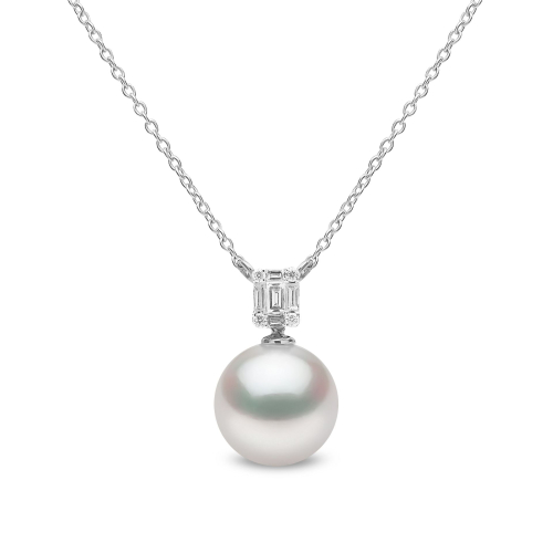 Мини-подвеска Skyline Starlight из золота 18 карат с жемчугом Южного моря и бриллиантами