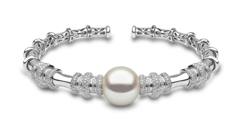 Браслет Starlight Astral из белого золота 18 карат с жемчугом Южного моря и бриллиантами