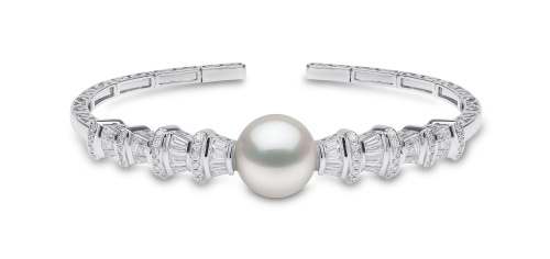 Браслет Starlight из белое золото 18 карат и белым австралийским жемчугом и бриллиантом