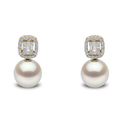Серьги Starlight из 18-каратного золота с жемчугом и бриллиантами Celestial