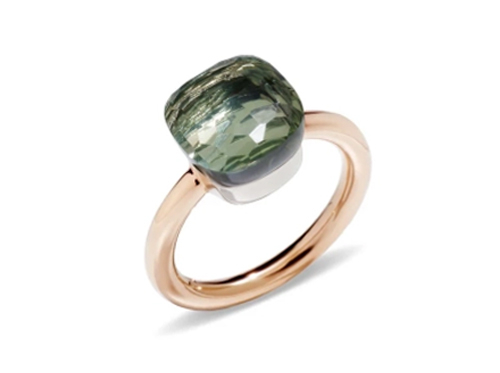 Кольцо с празиолитом NUDO