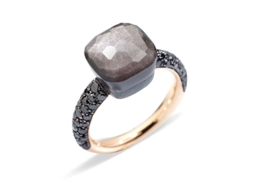 Кольцо с обсидианом NUDO