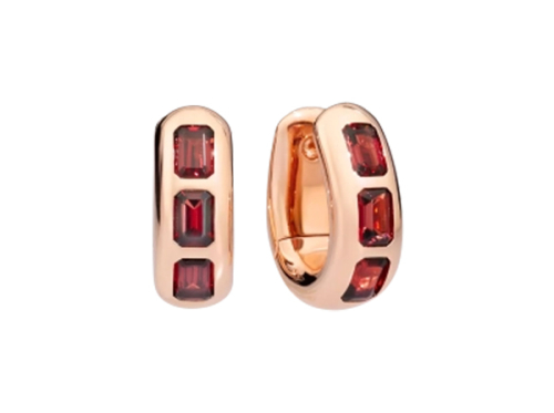 Серьги с гранатами ICONICA