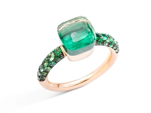 Кольцо с празиолитом NUDO