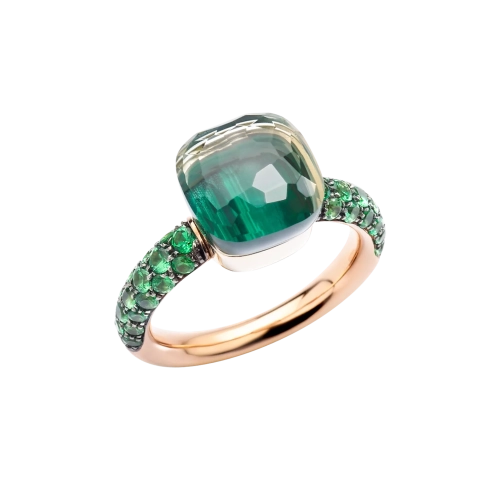 Кольцо с празиолитом NUDO