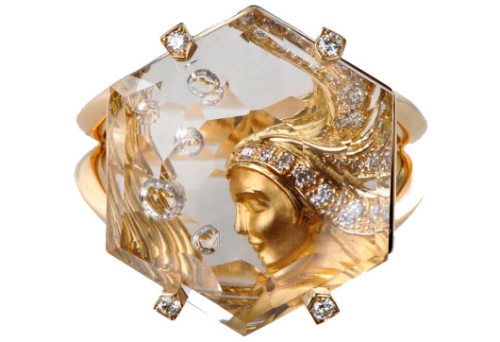 Кольцо Magerit Atlantis Sirena Burbuja