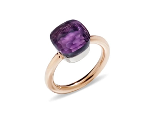 Кольцо с аметистом NUDO