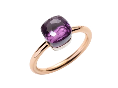 Кольцо с аметистом NUDO