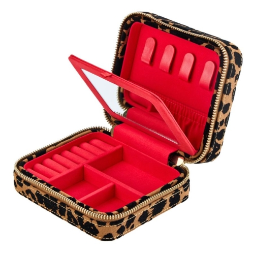 Дорожный футляр для украшений Savanna Leopard Print