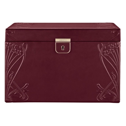 Шкатулка для украшений WOLF X LIBERTY Large Burgundy