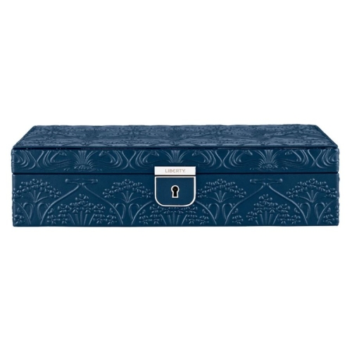 Шкатулка для драгоценностей Wolf x Liberty navy medium