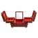 Шкатулка для драгоценностей Marla Aaron Baby Everything Box Burgundy